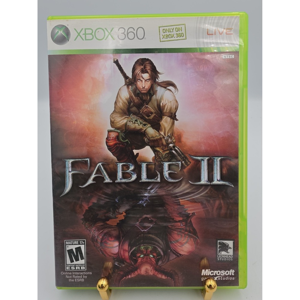 Microsoft Fable II Xbox 360 Video Game RPG Strategy 9CS00002 Manual Included